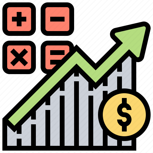 Accounting, chart, econometrics, growth, statistical icon - Download on Iconfinder