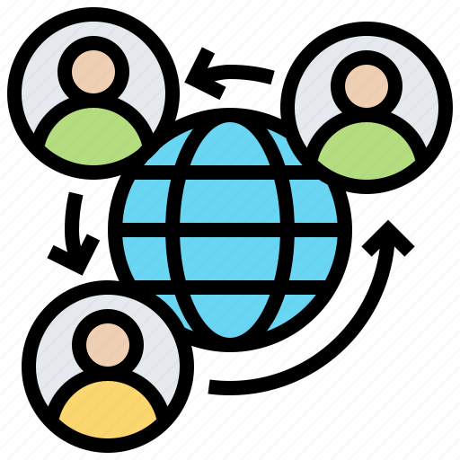 Economic, globalization, interdependence, international, network icon - Download on Iconfinder