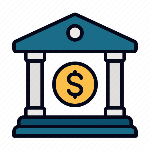 Bank, finance, financial, banker, building, money, business icon - Download on Iconfinder