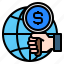 find, search, global, currency, economy 