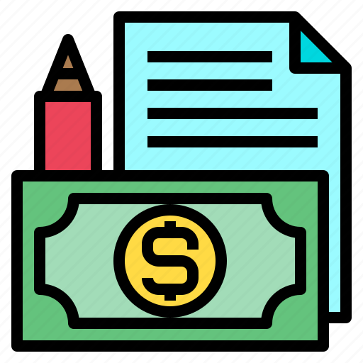 Money, file, pen, economy, business, finance icon - Download on Iconfinder