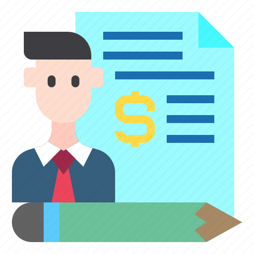 Business, man, file, accounting, economy, management icon - Download on Iconfinder
