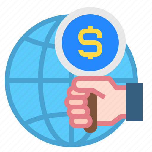 Find, search, global, currency, economy icon - Download on Iconfinder