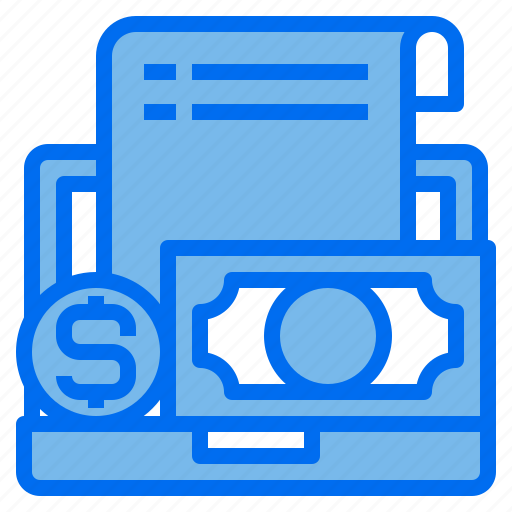 Laptop, accounting, file, currency, business, finance, management icon - Download on Iconfinder