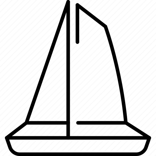 Boat, sail, sailing, ship, transport, yacht icon - Download on Iconfinder