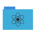 blue, science, folder, school, atom