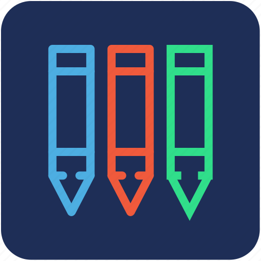 Draw, lead pencil, pencils, stationery, write icon - Download on Iconfinder