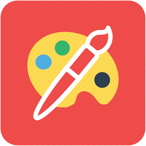 Art, artist, paint brush, paint palette, painting icon - Download on Iconfinder