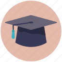 academic cap, bachelor, graduate, graduation cap, mortarboard 