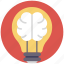 brain power, bulb with brain, creative brain, creative concept, creative idea 