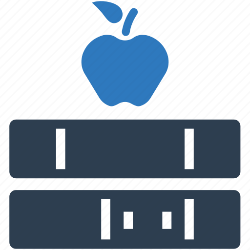 Apple, book, education, library icon - Download on Iconfinder