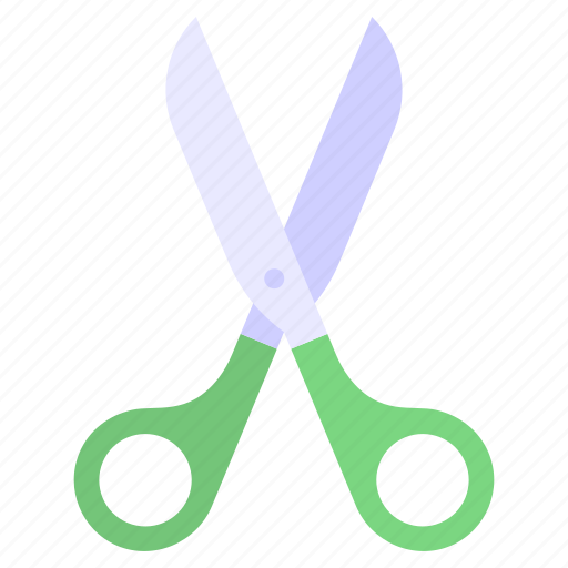 Scissors, cutting tool, cutting equipment, shear, cutting edge icon - Download on Iconfinder