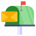 letterbox, mailbox, mail slot, maildrop, postbox