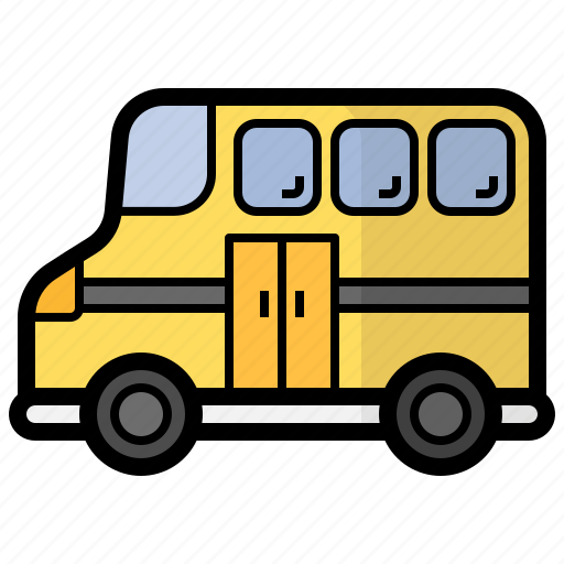 School, bus, transport, vehicle, public icon - Download on Iconfinder