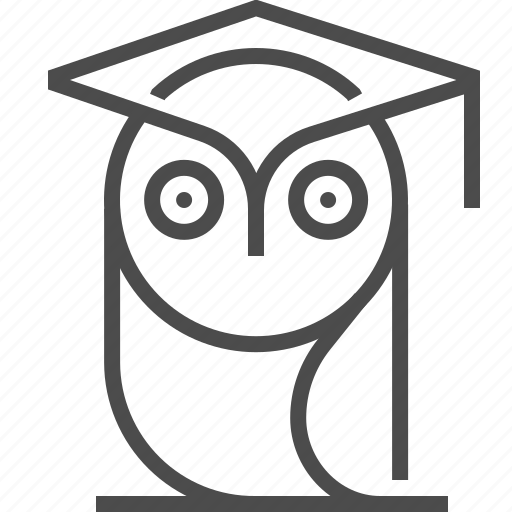 Owl, education, school, system, pen, student icon - Download on Iconfinder
