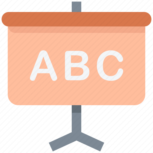 Education, abc, black board, class, school icon - Download on Iconfinder