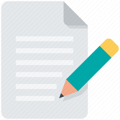 Document, pencil, signature, paper, education icon - Download on Iconfinder