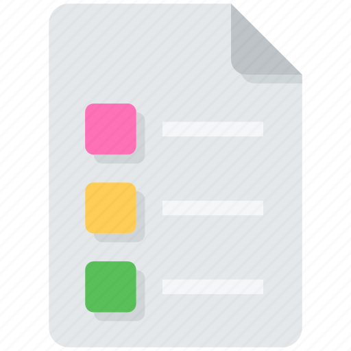 Education, list, paper, document, checklist icon - Download on Iconfinder