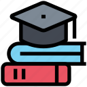 education, books, knowledge, graduation, cap, learning