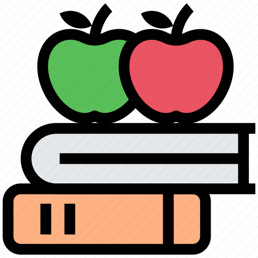 Education, books, knowledge, apple, learning icon - Download on Iconfinder