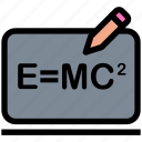 education, formula, math, blackboard, emc2