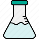 chemistry, flask, glass, laboratory