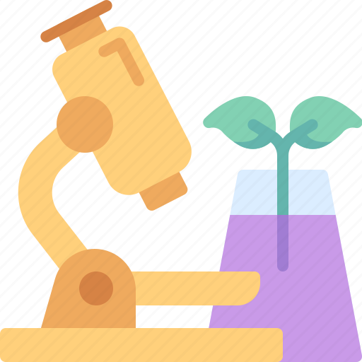 Science, microscope, leaf, plants, laboratory icon - Download on Iconfinder