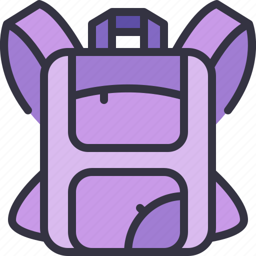 Backpack, travel, luggage, baggage, education icon - Download on Iconfinder