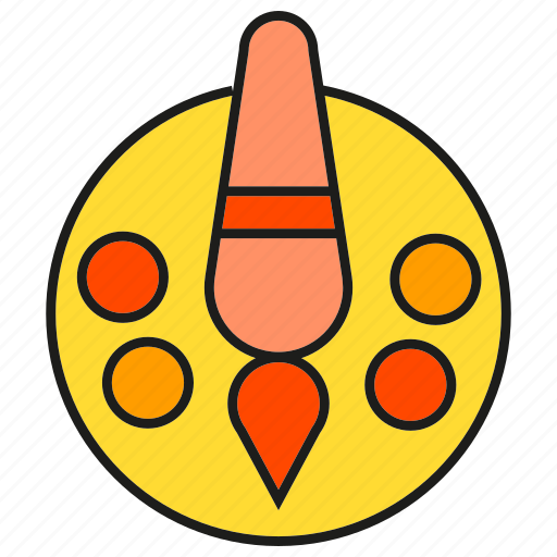 Brush, color plate, paint icon - Download on Iconfinder
