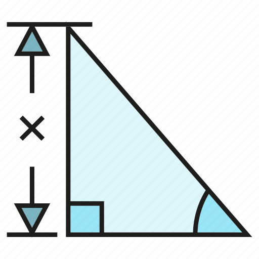 Calculate, compute, maths, triangle, trigonometry icon - Download on Iconfinder