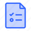 examilation, document, file, checklist 