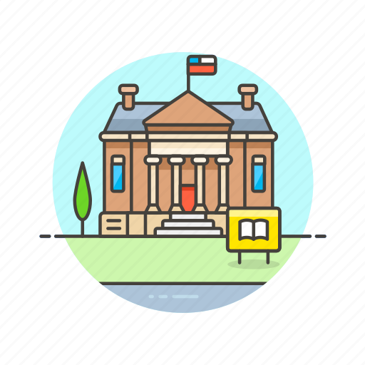 Education, high, school, building, knowledge, learn, science icon - Download on Iconfinder