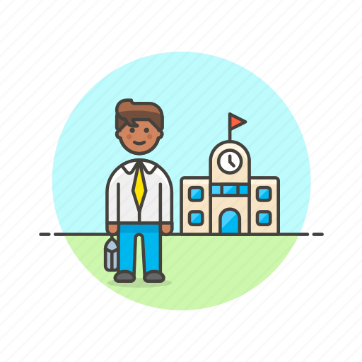 Education, teacher, knowledge, learn, man, school, science icon - Download on Iconfinder