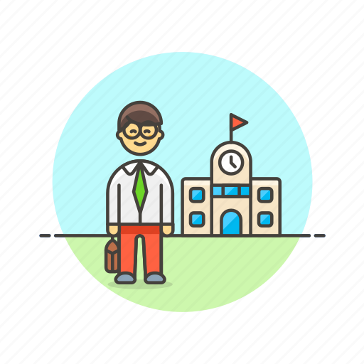 Education, teacher, knowledge, learn, man, school, science icon - Download on Iconfinder