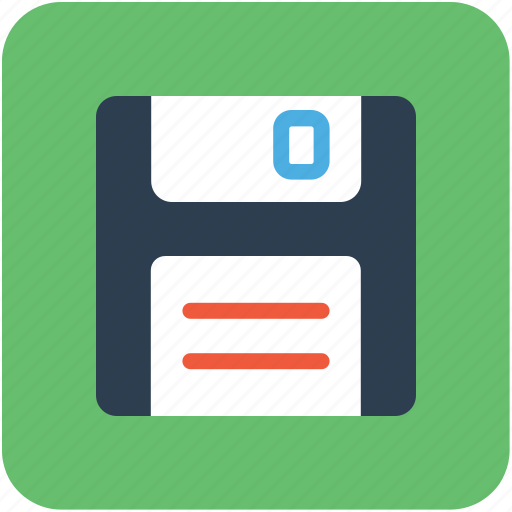 Diskette, floppy, floppy disk, floppy drive, storage device icon - Download on Iconfinder