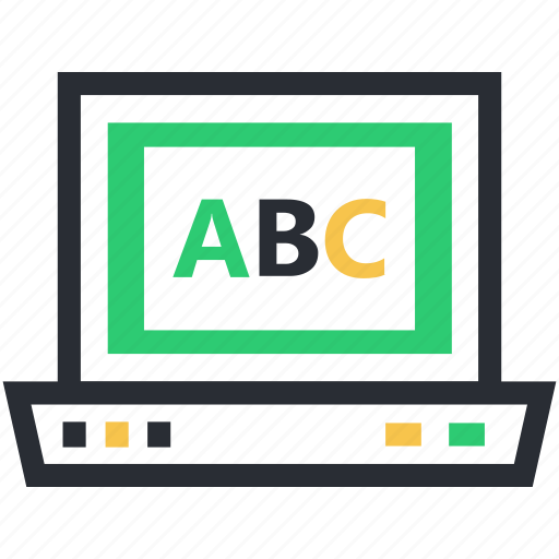 Abc chart, alphabets, basic english, english class, kindergarten icon - Download on Iconfinder