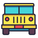 bus, school, transport, vehicle icon