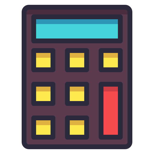 Calculator, math, school, tool icon - Free download