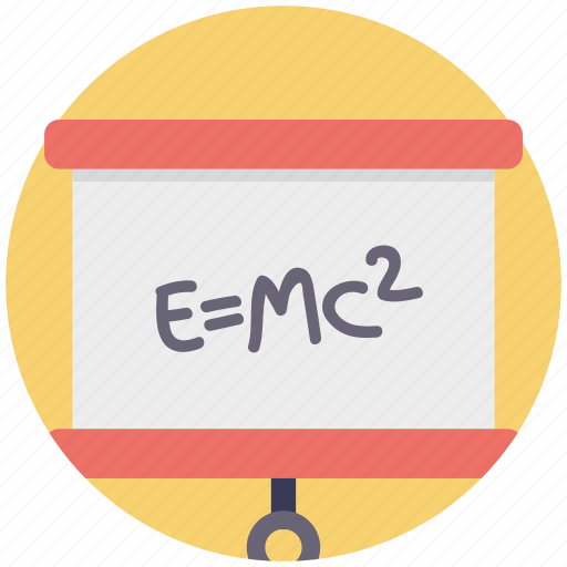Einstein formula, emc2, formula, physics, scientific formula icon - Download on Iconfinder