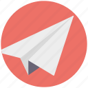 direct message symbol, flight, message sign, origami plane, paper plane 
