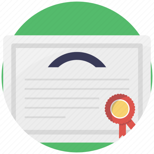 Award certificate, certificate, deed, degree, diploma icon - Download on Iconfinder
