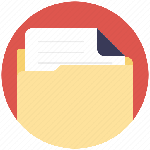 Document, file folder, folder, portfolio, project file icon - Download on Iconfinder