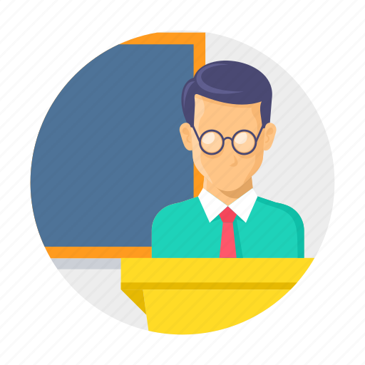Classroom, lacture, presentation, school, speech, teaching icon - Download on Iconfinder