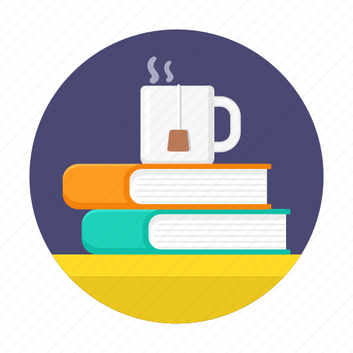 Books, coffee, cup, read, relax, time icon - Download on Iconfinder