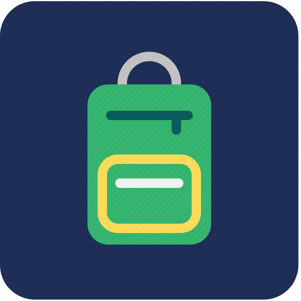 Backpack, bag, book bag, school bag, school supplies icon - Download on ...