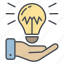 bulb, creativity, idea, ideas, innovation, light icon 