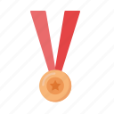 achievement, award, education, gold, medal, school