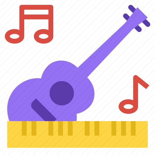 Artistic, audio, guitar, melody, music, piano, sound icon - Download on Iconfinder