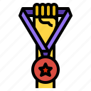 award, medal, ribbon, win