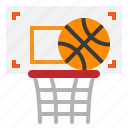ball, basket, hoop, net, sport